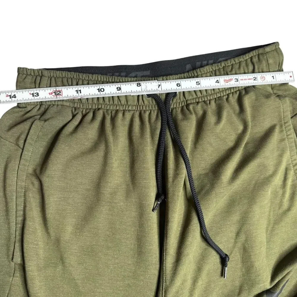 Nike Men's Green and Khaki Joggers-tracksuits